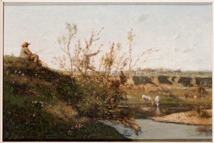 Bevattningsplatsen av Henri Joseph Harpignies