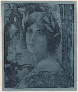 Söta natt, 1899. av Henri Jules Guinier