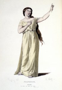 Kostymdesign för Pauline i "Polyeucte", 1884 av Henri Jules Jean Geoffroy