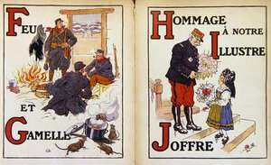 Fire and Mess tenn, och hyllning till marskalk Joffre, illustration från 