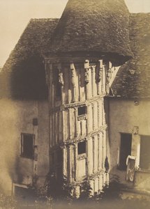 Trätrappa i Chartres, 1852. av Henri Le Secq