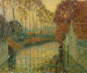 Kanal på hösten (Gisors)
