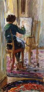 Konstnärens dotter; Konstnärens dotter, av Henri Lebasque