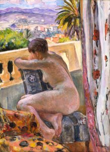 Nude At The Window (olja på duk)