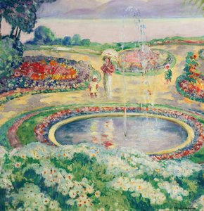 Blomsterträdgården. av Henri Lebasque