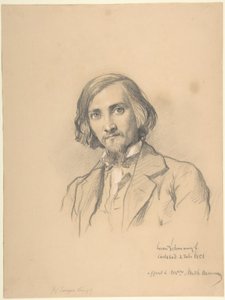 Porträtt av Anton Heinrich Springer (1825-1895) av Henri Lehmann