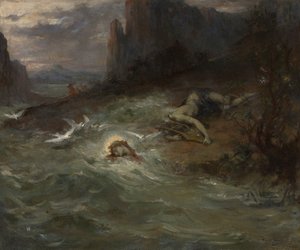 The Death of Orpheus, c.1870 (olja på duk)