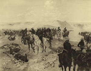 Slaget vid Kandahar, 1879 (gravyr)