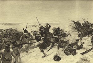 Slaget vid Tel el-Kebir, 1882 (gravyr)
