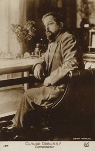 Claude Debussy, fransk kompositör (1862-1918) (s/v foto)