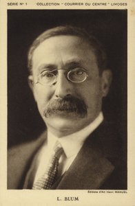 Leon Blum, ca 1930-talet (svartvitt foto) av Henri Manuel