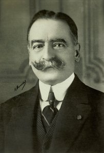 Porträtt av Charles de Broqueville (fotografi) av Henri Manuel