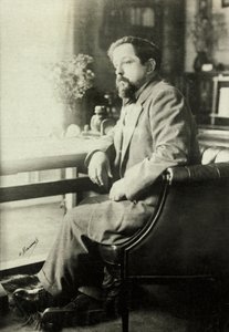 Porträtt av Claude Debussy (foto) av Henri Manuel