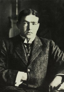 Porträtt av Ernest Shakleton, ca 1905 (foto) av Henri Manuel