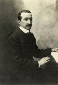 Porträtt av Michel Corday (foto) av Henri Manuel