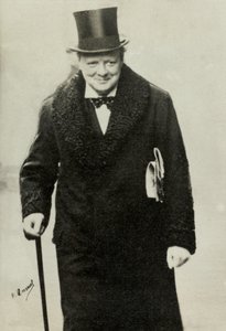 Porträtt av Winston Churchill (foto) av Henri Manuel