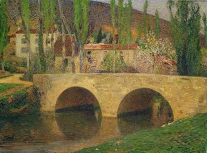 Hamlet vid bron av Henri Martin