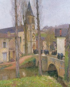 Dags för mässa på Labastide du Vert av Henri Martin