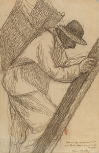 Arbetare på en stege av Henri Martin