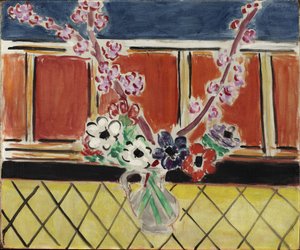 Anemoner och persikoblommor av Henri Matisse