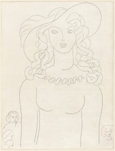 Apparition, plansch tre från Poesies de Mallarmé av Henri Matisse