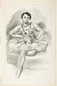 Balettdansös, från Ten Dancers av Henri Matisse