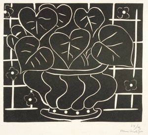 Skål med begonior I av Henri Matisse