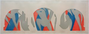 Dans, grå, blå, rosa av Henri Matisse