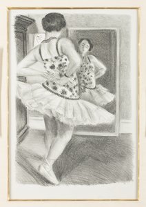 Dansare reflekterad i spegeln av Henri Matisse