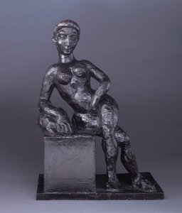 Dekorativ figur, augusti 1908, gjuten 1954 (brons) av Henri Matisse