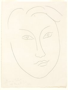 En ung pojkes ansikte av Henri Matisse