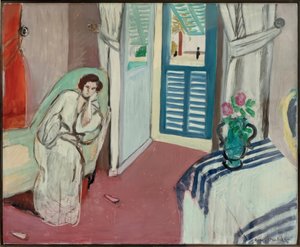 Kvinna på soffa av Henri Matisse