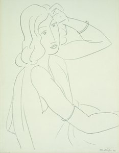 Kvinna med armband av Henri Matisse