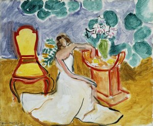Flickan med den vita klänningen av Henri Matisse
