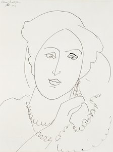 Huvud av Henri Matisse