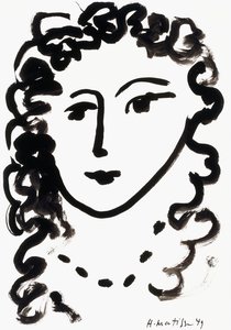 Huvud av en kvinna av Henri Matisse