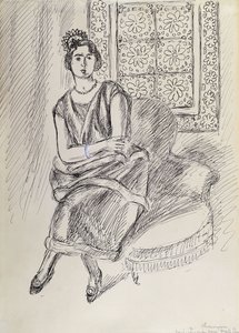 Henriette och Moucharabieh Fönster av Henri Matisse