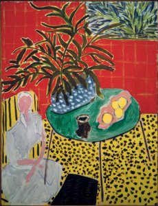 Interiör med svart Fern av Henri Matisse