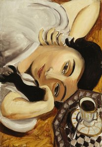 Lorette med en kopp kaffe av Henri Matisse