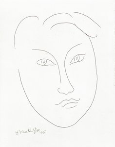 Mask av en ung pojke av Henri Matisse