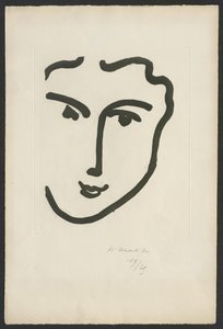 Nadia med det glada leendet av Henri Matisse