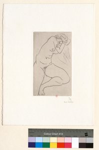 Sittande naken, huvudet i armarna av Henri Matisse