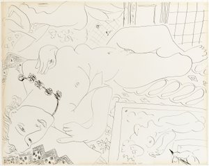 Naken i studion av Henri Matisse