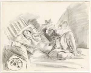 Odalisque med magnolior av Henri Matisse