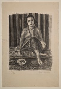 Odaliska med en skål frukt av Henri Matisse