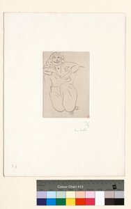 Orientalsk, tatuering i form av ett kors på bröstet av Henri Matisse
