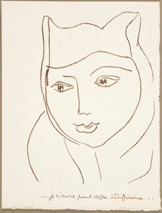 Sida från Portuguese Letters av Henri Matisse