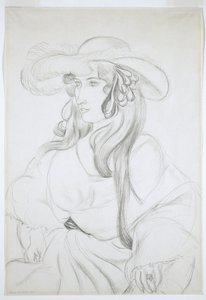 Hatt med fjäderdräkt av Henri Matisse