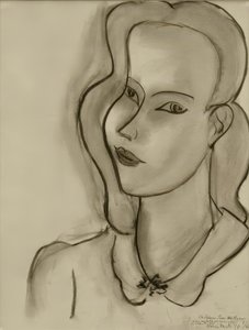 Porträtt av en kvinna av Henri Matisse