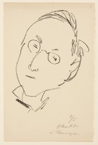 Porträtt av Paul Léautaud av Henri Matisse